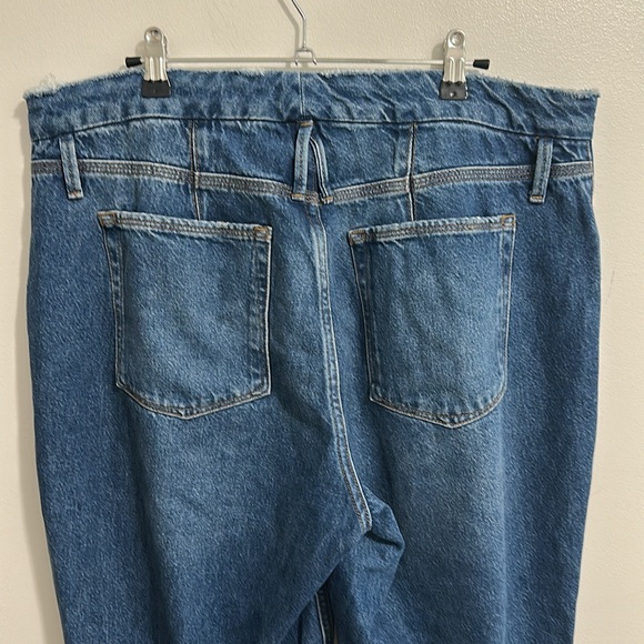 Good American Good 90s Relaxed Jeans Blue541 Medium Wash Womens 14/32 - Picture 6 of 8